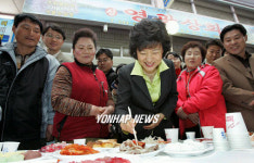 목포 찾은 박 전대표