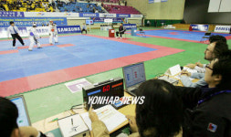 태권도 전자호구 시험 국제대회