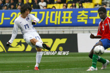 수원컵 청소년축구 한국 송진형 첫 골
