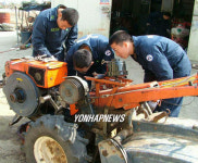 군장병 농기계 무상수리