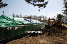 복원작업 한창인 양양 낙산사