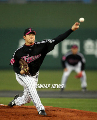 LG 봉중근 국내 데뷔전