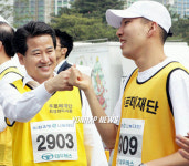 정동영 전의장과 형진군  파이팅