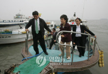 박근혜 신안 안좌도서 지지유세