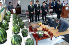 우곡 수박님들..잘 팔려야 할텐데
