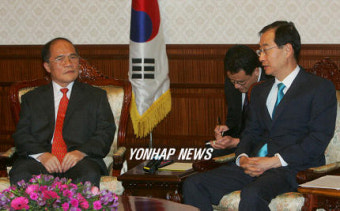 한덕수 총리, 응웬신헝 베트남 수석부총리 접견