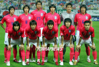 선전 다짐하는 올림픽축구대표팀