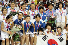 아시아 우승 차지한 한국여자농구
