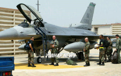 유럽주둔 美공군 F-16 첫 군산 배치