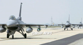 유럽주둔 美공군 F-16 첫 군산 배치
