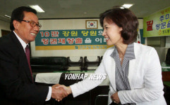 추미애 전 의원, 춘천 방문