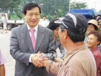 신기남 제주농산물직판장 방문