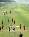 형산강 둔치가 거대한 축구장