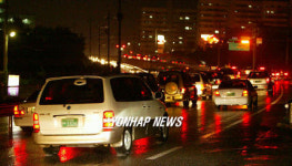 막히는 피서지 도로