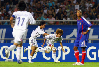 U-17월드컵 일본-프랑스 '일본 가키타니 첫 골 환호'