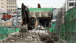 동대문 신설동 고가차도 철거