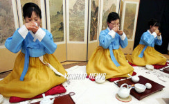 다(多)문화 축제서 다(茶)문화 시연