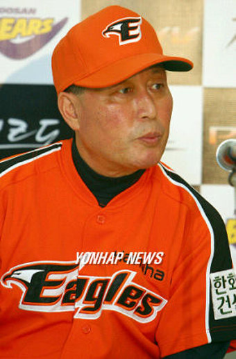 출사표 던지는 김인식 한화 감독