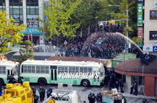 전노련 고양시청서 단속항의 집회