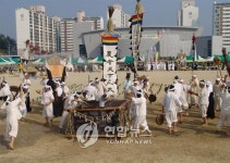 충북민속예술제 大賞 시동리 물다르기
