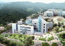 양산 국민체육센터와 시립도서관 조감도