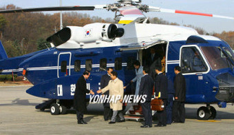 새로 선보인 대통령 전용 헬기