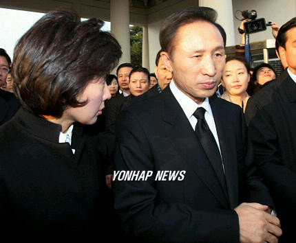 나경원 의원과 이명박 전 대통령, 통합 경선 의지 확고히