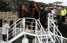 투표장 가는 최남단 마라도 주민