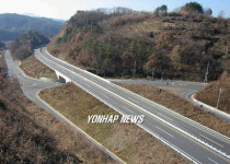 시원하게 뚫린 영동-무주 국도