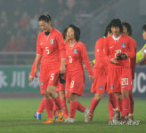동아시아 여자축구 일본에 패배