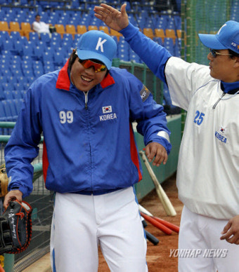 이승엽과 류현진