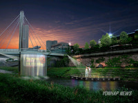 서울 청계천 청혼의벽