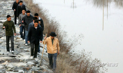 군자천 일대 예슬양 수색작업