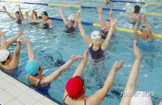 유성 세동보건소, 농가주부대상 수중운동