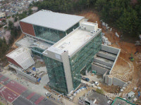 부산시체육회관 이달말 준공