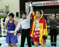 우지혜 여자복싱 슈퍼페더급 3차방어 성공