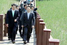 순천만 찾은 유인촌 장관