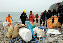 119구조대원, 부산 바다 청소