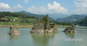 명승지정예고된 단양 도담삼봉
