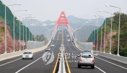 전남 목포-신안 압해 연륙교 개통