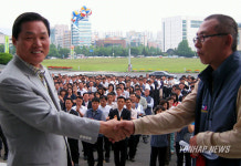 창원시 노사 `화합의 악수