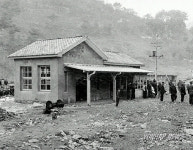 1957년 개통 당시의 함백역사