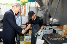 이영희 노동장관 사회적기업 방문