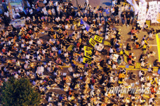 춘천 중앙로 촛불집회