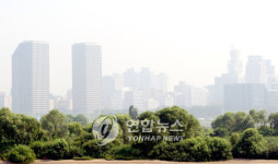 연무에 빠진 서울