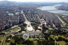 올림픽공원과 한강