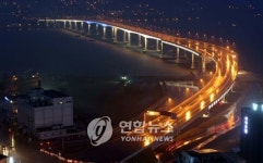 부산 남항대교 아름다운 야경