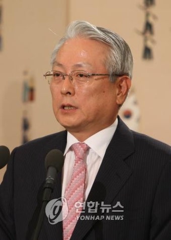 신임 인사하는 정동기 민정수석
