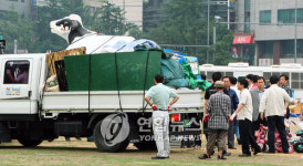 소 인형도 철거