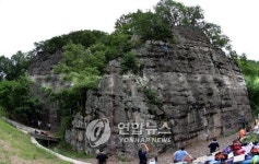 의령 병풍암 암벽등산 코스 짱